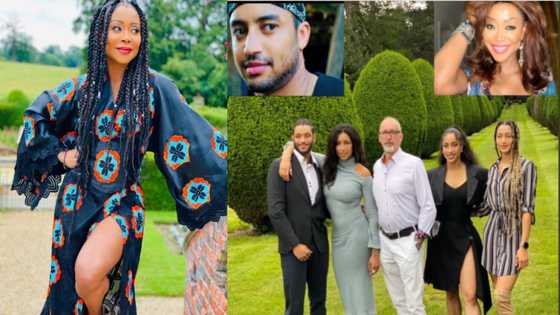 "Anytime I see this old white man I get so hyped!"- Stephanie Benson sparks many cute reactions to her family photo