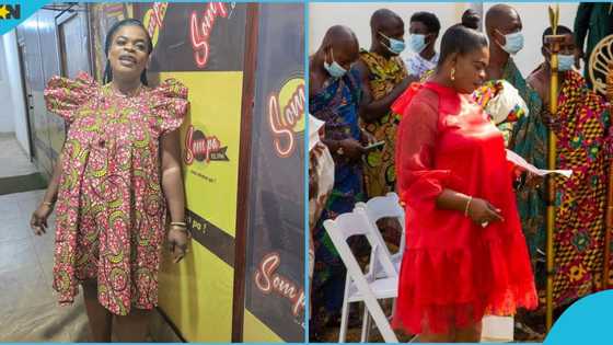 Oheneni Adazoa: Sompa Nkomo host addresses pregnancy rumours, video evokes joy