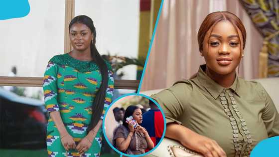 Farida Mahama wears a simple outfit like an ordinary Ghanaian to support Ibrahim Mahama's son at event
