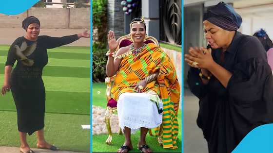 Empress Gifty prepares grounds for her late mum's funeral