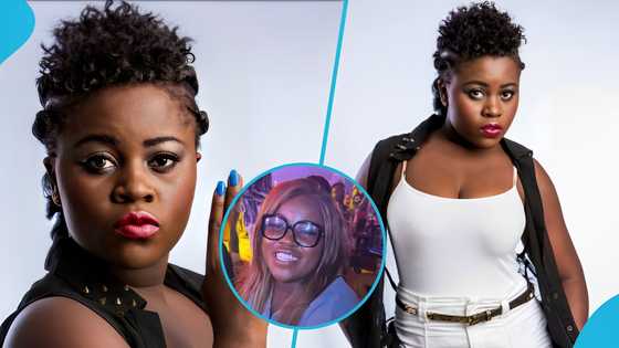 Kaakie changes beyond resemblance as she returns to Ghana and parties at Kwabena Kwabena's concert