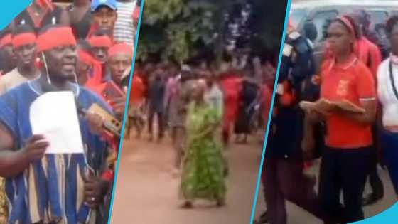 Kwame Danso community demonstrates after two die in robbery attack