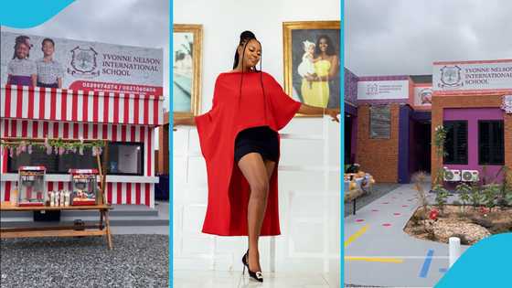 Yvonne Nelson's school building pops up, Ghanaians impressed