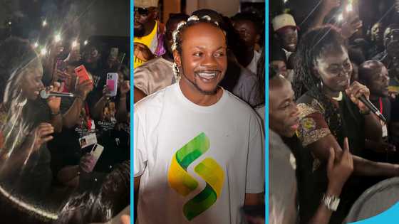 Afua Asantewaa steals the spotlight at Daddy Lumba's vigil in Canada, performs his Theresa song in video