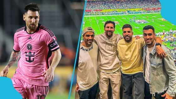 Lionel Messi Joined By Barcelona Legends as They Enjoy Super Bowl Night