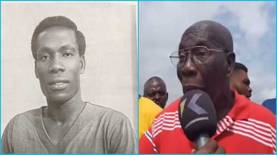 Former Black Stars legend, Wilberforce Mfum says he blesses America when he eats: "Ghana is not worth dying for"
