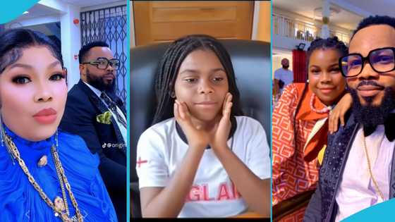 Angel Asiamah consoles stepdaughter Rihanna after her viral plea for Nana Agradaa to be released, video