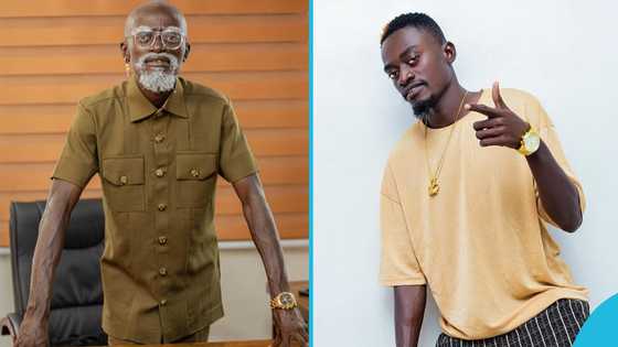 Lil Win receives huge crowd reception as he storms Medimafo Herbal Centre CEO's father's one-week, fans react