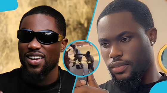 Ghanaians react as influencer Ekow Black caught on video appearing to assault girlfriend