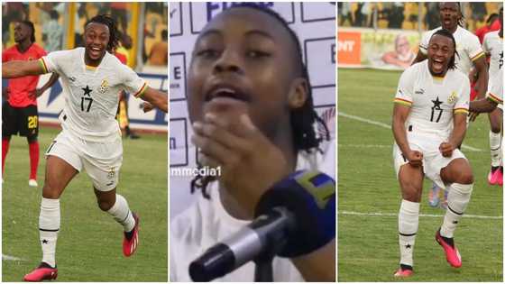 Semenyo speaks in thick UK accent in post-match interview, Ghanaian ladies love him