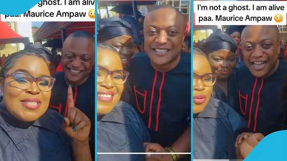 Maurice Ampaw makes first public appearance amid rumours of his passing, addresses critics