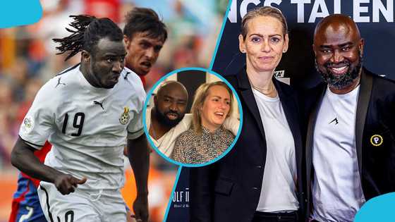 Ex-Black Stars striker celebrates 18 years of marriage with heartfelt tribute to wife