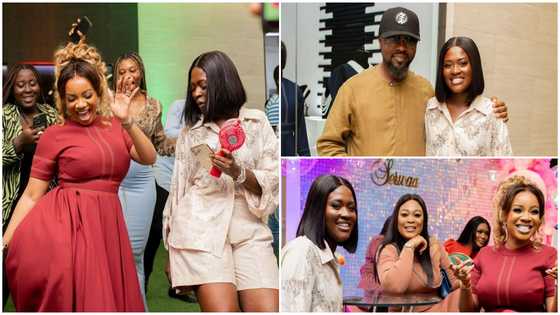 Fella Makafui parties hard at Serwaa Amihere's birthday party, photos emerge