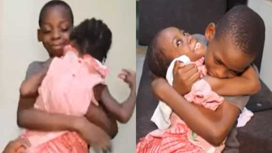 My sister can't do anything by herself and it makes me sad- Emotional 8-year-old Ghanaian boy with special needs sister says