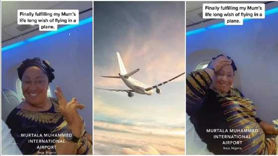 She deprived herself for my sake, man says, fulfills mum's wish of flying in airplane, Shares videos