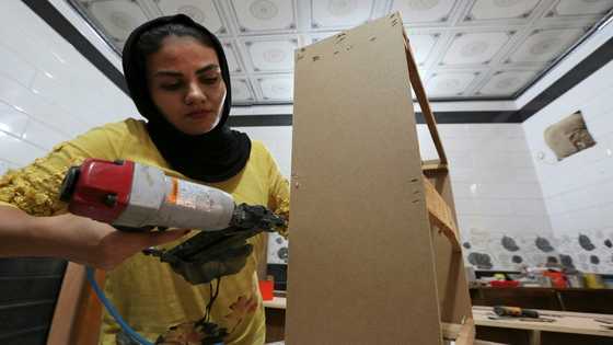 'But you're a woman': Iraqi furniture-maker carves up stereotypes