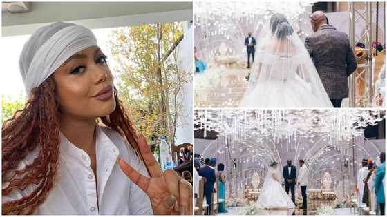 Nadia Buari dazzles in a star-studded wedding gown in Merry Men 3: "I wish it was real"