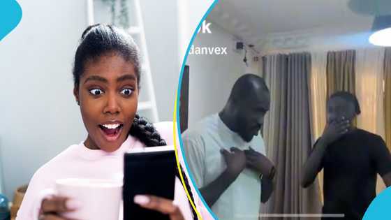 Ras Nene goes head-to-head with Amerado Burner in a rap battle, hilarious video gets many laughing hard: "Bars on bars"