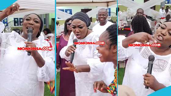 Veteran actress Irene Opare faces backlash for performing Shatta Wale's On God at mother's funeral, video