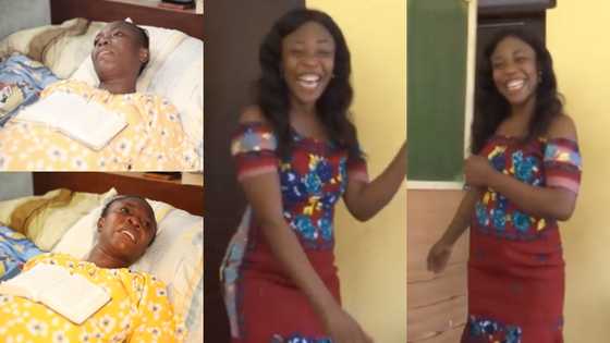 Lady stuck in bed for 1 year walks again after Ghanaians raised GHc 100k in 21days for sugery