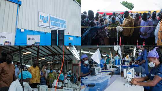 1D1F initiative: Akufo-Addo commissions garment manufacturing factory at Koforidua