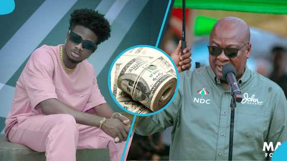 Kuami Eugene begs Mahama to slow down: "My dollar all go waste"