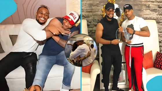 “He’s trying”: Sad scenes at Alexx Ekubo’s memorial as IK Ogbonna wears a subdued smile in viral clip