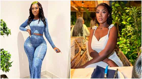 Hajia Bintu: Pretty TikToker Jams To Highlife Music In Light And Loose Nightwear