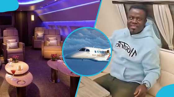 Popular Ghanaian herbal specialist Dr Time Daso flies in Emirates private jet
