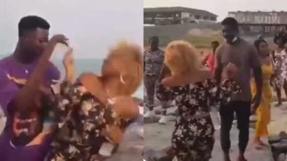 Why are you pressing my 'distin' - Ghanaian model refuses to continue photoshoot