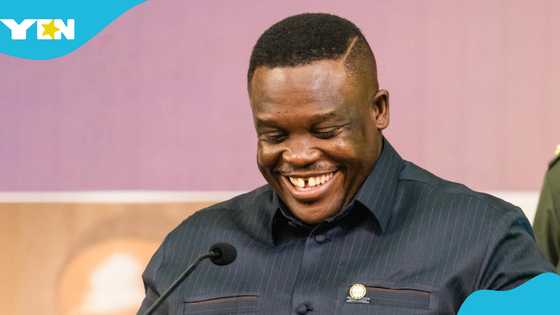 Sam George: Ghanaian MP displays energetic dance moves at a concert