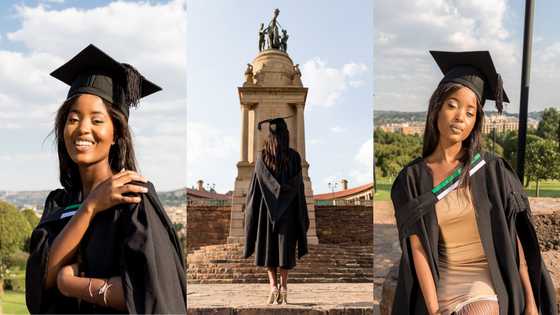 Brains and beauty: Lady celebrates as she earns law degree, graduation photos go viral