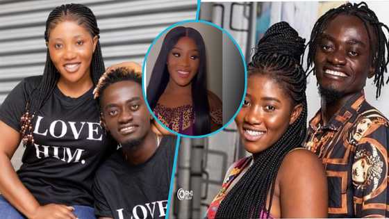 Kumawood actor Lil Win's gorgeous wife slays in a stylish beaded dress for her birthday photoshoot