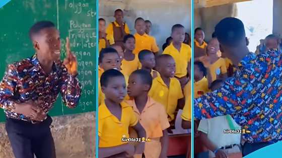Ghanaian maths teacher’s creative teaching method captivates pupils