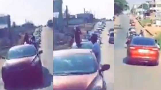 If you can't drink blood, you can't be like us - Offinso 'rich kids' brag in luxury cars in video