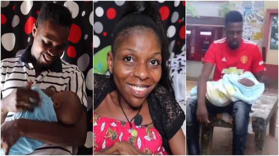Physically-impaired lady who found love finally gives birth after people thought she wouldn't start a family