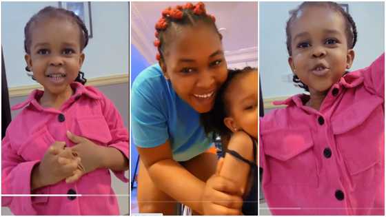 Simona Strong teaches mum how to pronounce words in video; speaks with thick accent