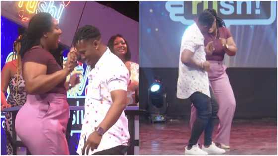 Favoured by an angel: Nigerian man called Favour lands curviest Date Rush contestant called Angel in video