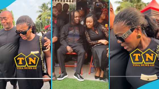 ‘Iron Woman’ Delay breaks down in tears after condolence visit to Daddy Lumba's widow, video