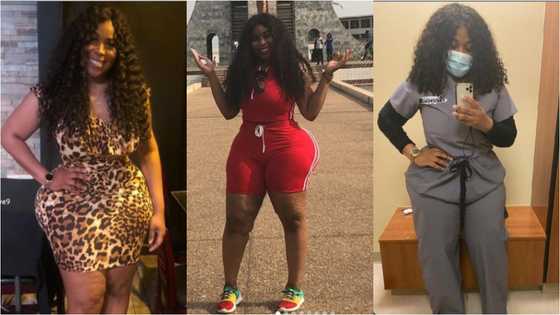 Forget Hajia Bintu: US nurse with super-heavy backside drops first 5 spicy photos to start New Year