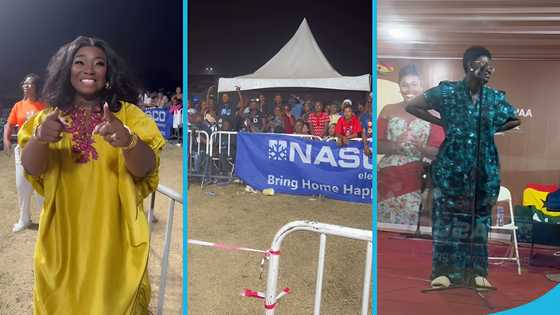 Stacy Amoateng supports Afua Asantewaa at her GWR sing-a-thon attempt, sings and dances in video