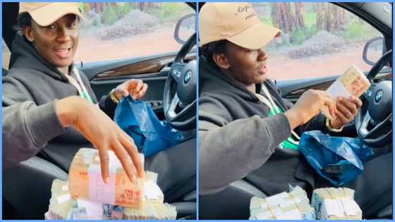 Kojo Forex: University of Ghana graduate flaunts gh¢200,000 cash, many beg for help