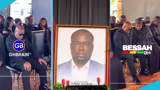 Akufo-Addo overwhelmed with emotion as he storms late Akwatia MP Ernest Kumi’s residence