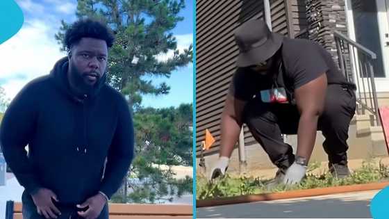 Canada-based Ghanaian graduate shares struggles after ending up working as gardener