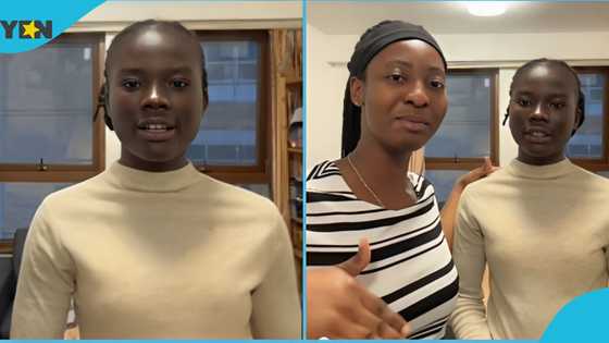 Ghanaian lady who failed IELTS three times delights as she relocates to UK to work as a midwife