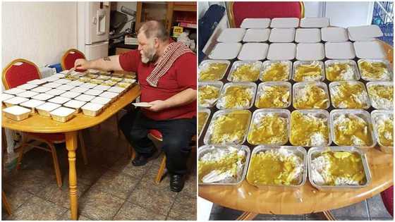 Kind deed: Man cooks 50 plates of rice and chicken every week to feed hungry street people