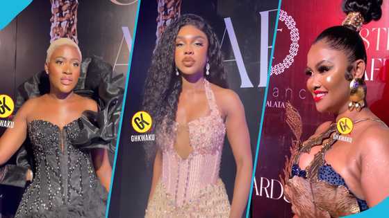 2023 EMY Africa Awards: Nana Ama McBrown, Nadia Buari, Fella Makafui and others slay in exquisite dresses