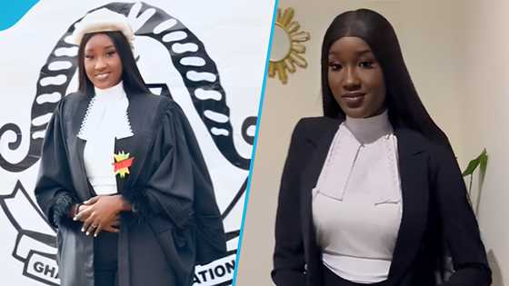 Brilliant lady becomes lawyer in two countries, friends and family congratulate her