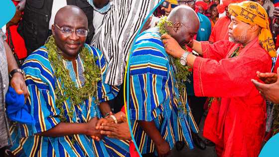 “Heritage worth celebrating”: Bawumia joins Ga community for start of Homowo, immerses himself in rituals