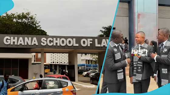 Top journalists spotted among over 1,500 new students inducted at Ghana School of Law, peeps react